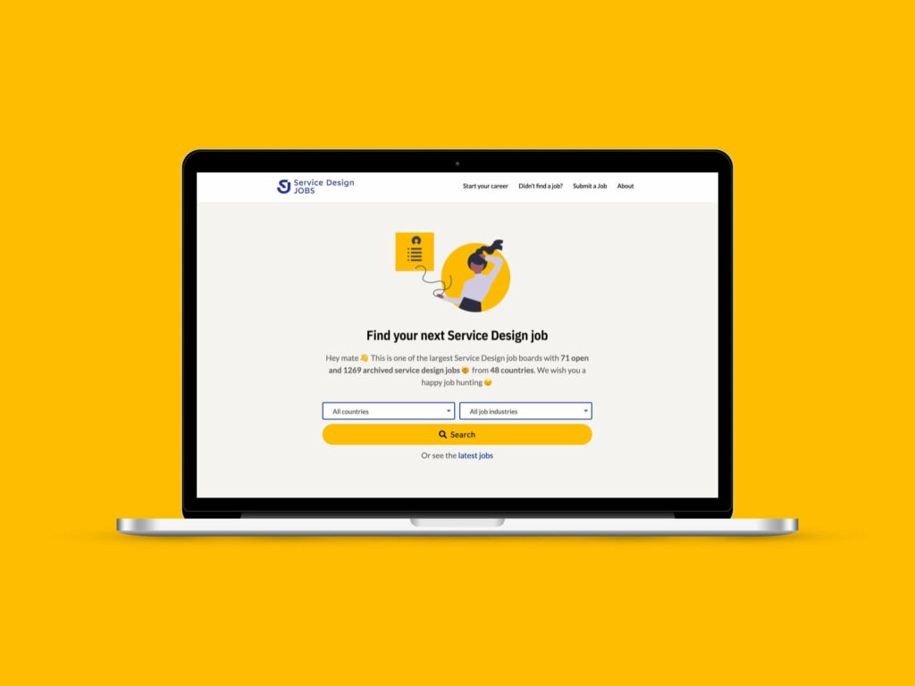 Service Design Jobs from the  Service Design job board